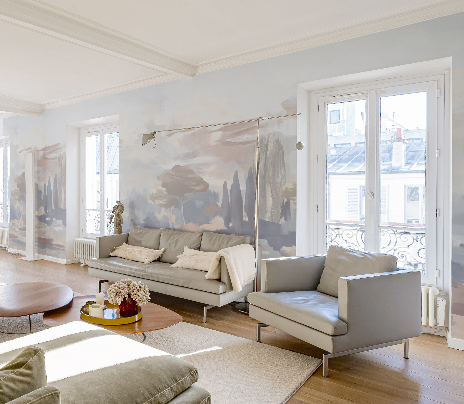 Панно Loymina Пейзаж 2 Средиземноморье ART15 002 3×4 фото в интерьере